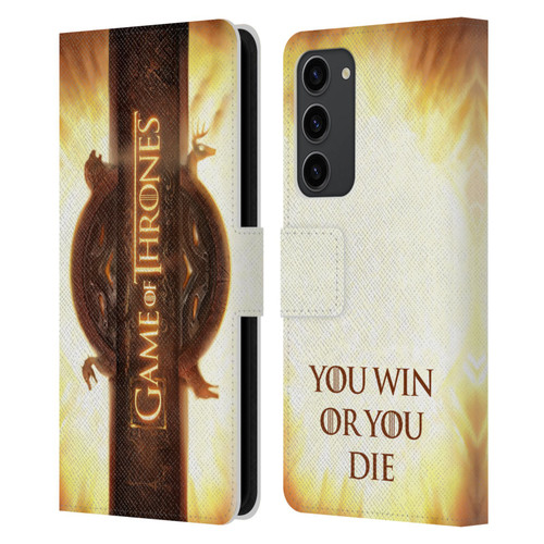 HBO Game of Thrones Key Art Opening Sequence Leather Book Wallet Case Cover For Samsung Galaxy S23+ 5G