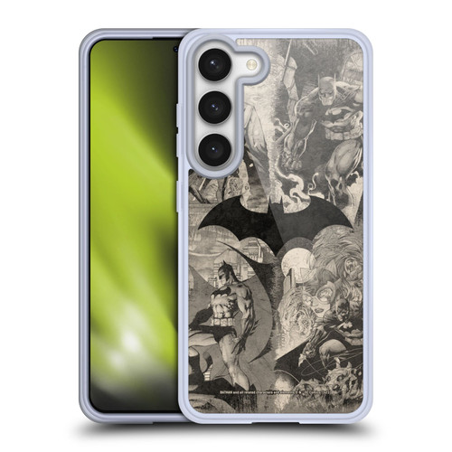 Batman DC Comics Hush Logo Collage Distressed Soft Gel Case for Samsung Galaxy S23 5G