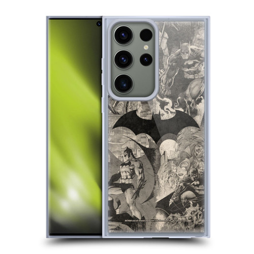 Batman DC Comics Hush Logo Collage Distressed Soft Gel Case for Samsung Galaxy S23 Ultra 5G