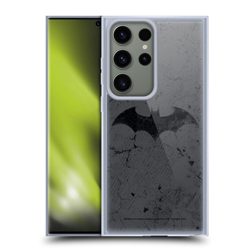 Batman DC Comics Hush Logo Distressed Soft Gel Case for Samsung Galaxy S23 Ultra 5G