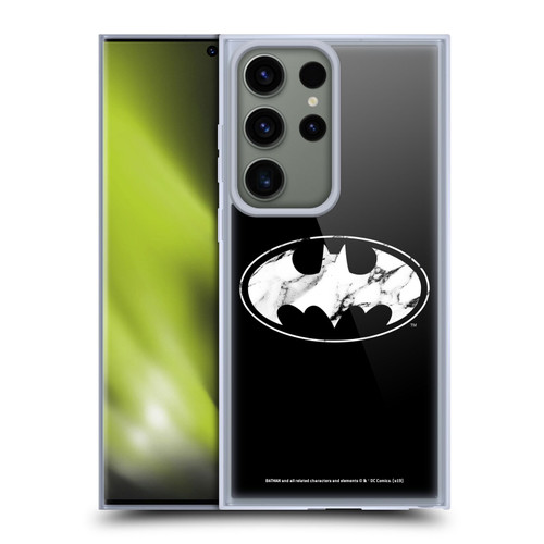 Batman DC Comics Logos Marble Soft Gel Case for Samsung Galaxy S23 Ultra 5G