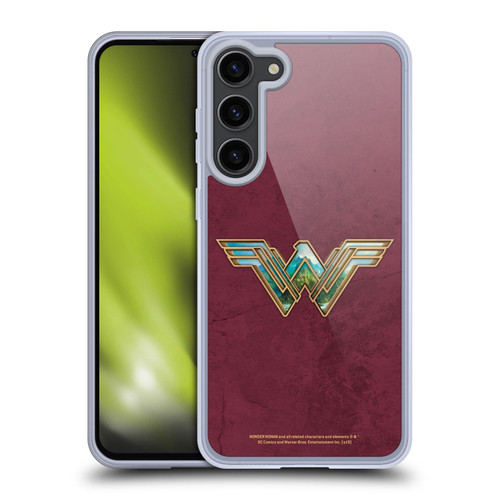 Wonder Woman Movie Logos Themiscyra Soft Gel Case for Samsung Galaxy S23+ 5G