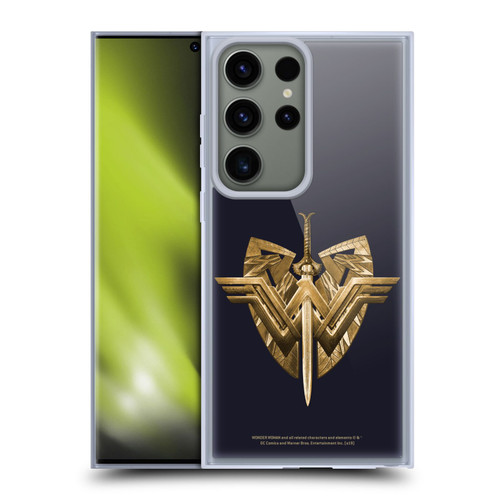Wonder Woman Movie Logos Sword And Shield Soft Gel Case for Samsung Galaxy S23 Ultra 5G