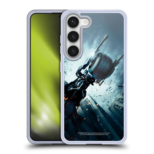 The Dark Knight Key Art Batman Batpod Soft Gel Case for Samsung Galaxy S23 5G
