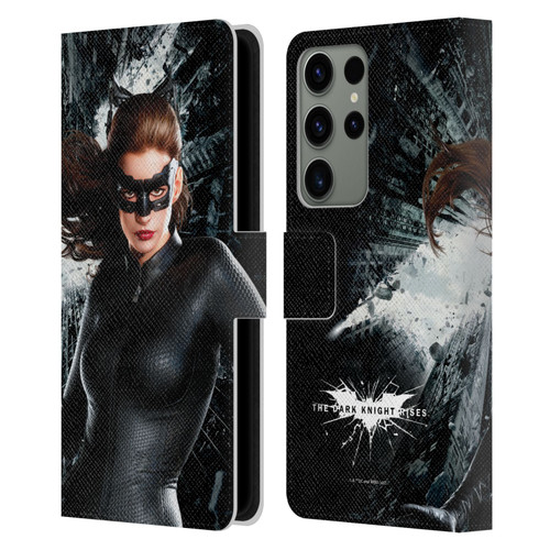 The Dark Knight Rises Character Art Catwoman Leather Book Wallet Case Cover For Samsung Galaxy S23 Ultra 5G