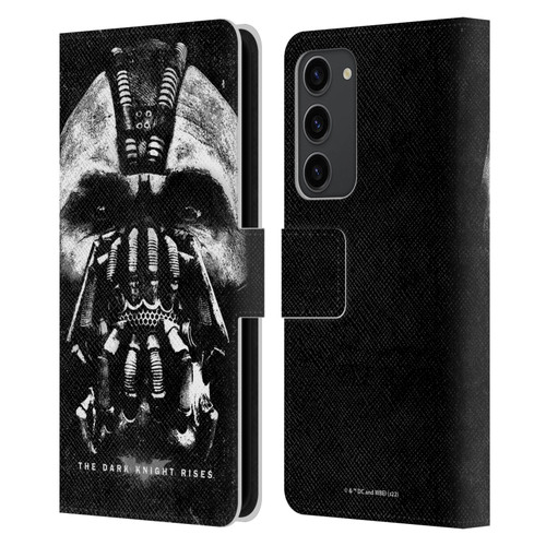 The Dark Knight Rises Key Art Bane Leather Book Wallet Case Cover For Samsung Galaxy S23+ 5G
