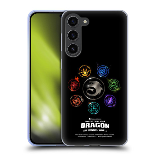 How To Train Your Dragon III Icon Art Group Soft Gel Case for Samsung Galaxy S23+ 5G