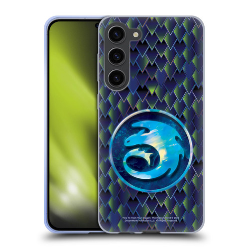 How To Train Your Dragon III Night And Light Night Dragonscale Pattern Soft Gel Case for Samsung Galaxy S23+ 5G