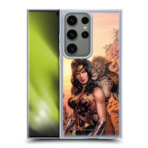 Wonder Woman DC Comics Comic Book Cover Rebirth #3 Cheetah Soft Gel Case for Samsung Galaxy S23 Ultra 5G