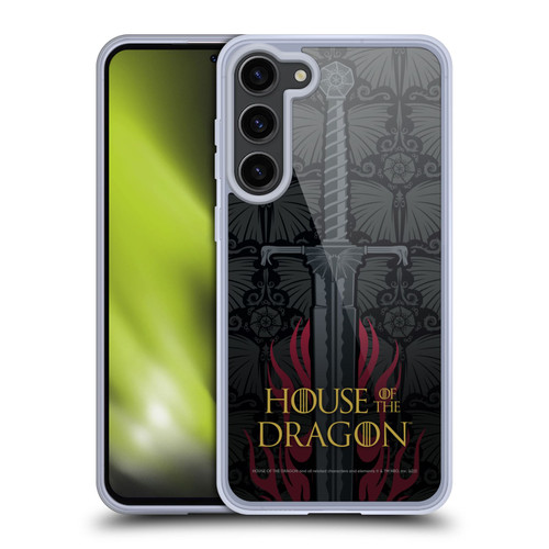 House Of The Dragon: Television Series Graphics Sword Soft Gel Case for Samsung Galaxy S23+ 5G