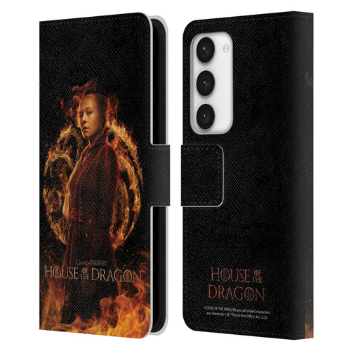 House Of The Dragon: Television Series Key Art Rhaenyra Leather Book Wallet Case Cover For Samsung Galaxy S23 5G