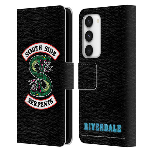 Riverdale Graphic Art South Side Serpents Leather Book Wallet Case Cover For Samsung Galaxy S23 5G