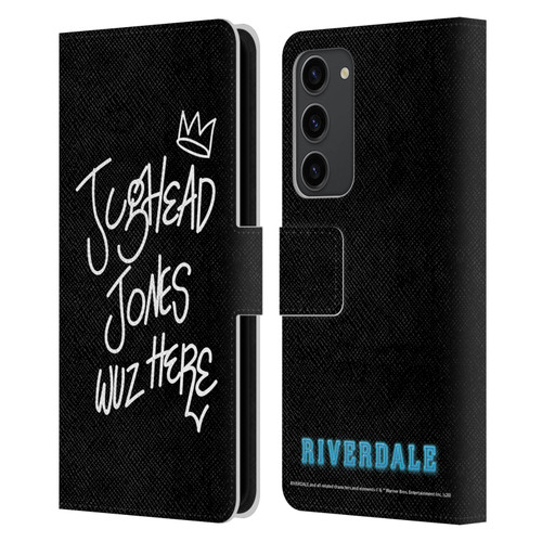 Riverdale Graphic Art Jughead Wuz Here Leather Book Wallet Case Cover For Samsung Galaxy S23+ 5G