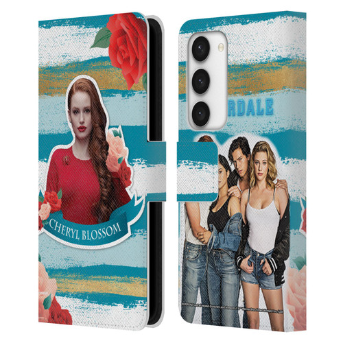 Riverdale Graphics Cheryl Blossom Leather Book Wallet Case Cover For Samsung Galaxy S23 5G