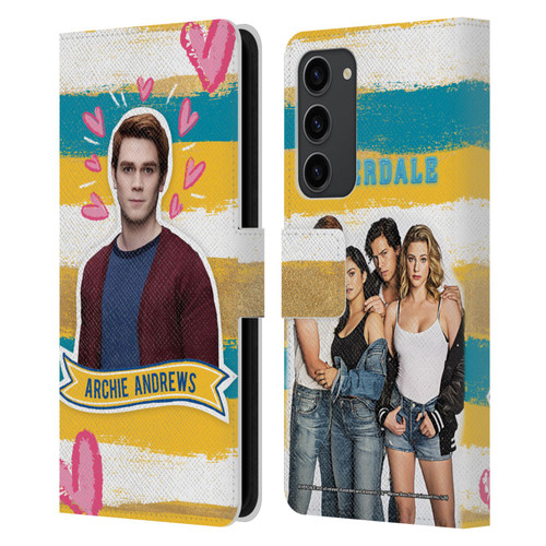 Riverdale Graphics Archie Andrews Leather Book Wallet Case Cover For Samsung Galaxy S23+ 5G