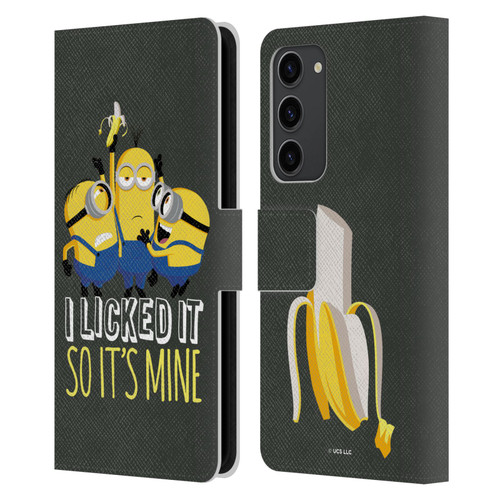 Minions Rise of Gru(2021) Humor Banana Leather Book Wallet Case Cover For Samsung Galaxy S23+ 5G