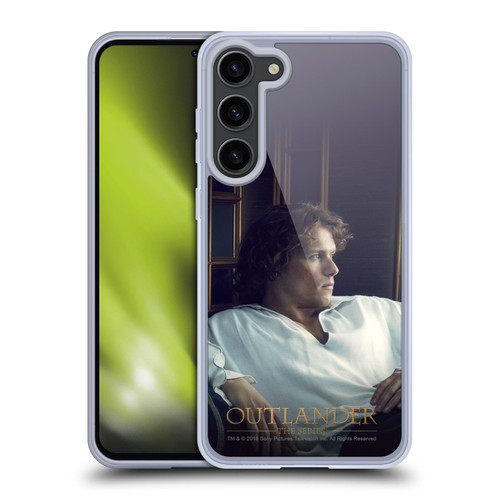 Outlander Characters Jamie White Shirt Soft Gel Case for Samsung Galaxy S23+ 5G