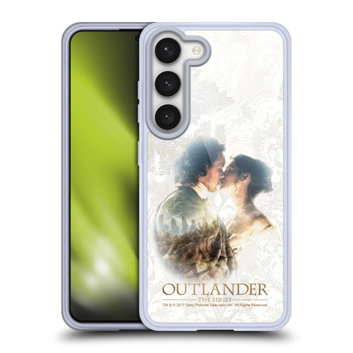 Outlander Portraits Claire & Jamie Kiss Soft Gel Case for Samsung Galaxy S23 5G
