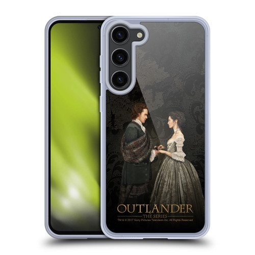 Outlander Portraits Claire & Jamie Painting Soft Gel Case for Samsung Galaxy S23+ 5G