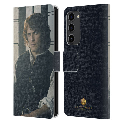 Outlander Characters Jamie Fraser Leather Book Wallet Case Cover For Samsung Galaxy S23+ 5G