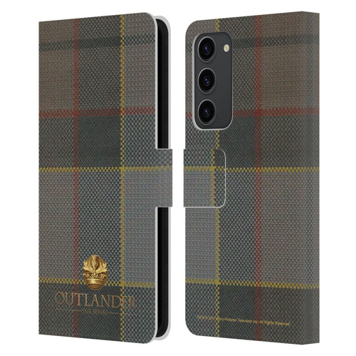 Outlander Tartans Fraser Leather Book Wallet Case Cover For Samsung Galaxy S23+ 5G