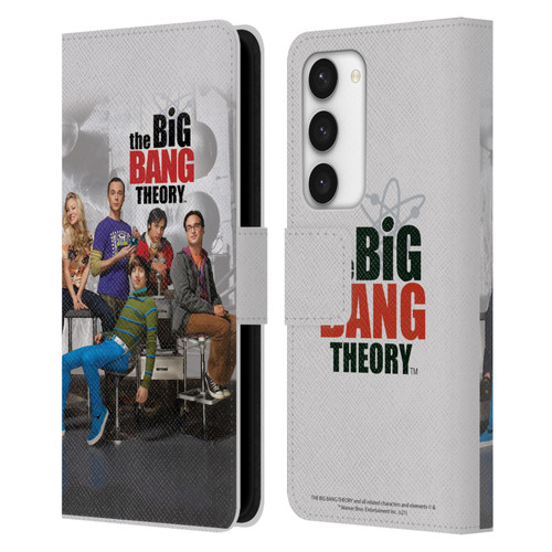 The Big Bang Theory Key Art Season 3 Leather Book Wallet Case Cover For Samsung Galaxy S23 5G