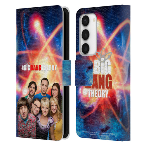 The Big Bang Theory Key Art Season 8 Leather Book Wallet Case Cover For Samsung Galaxy S23 5G