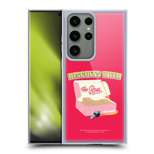 Ted Lasso Season 1 Graphics Biscuits With The Boss Soft Gel Case for Samsung Galaxy S23 Ultra 5G