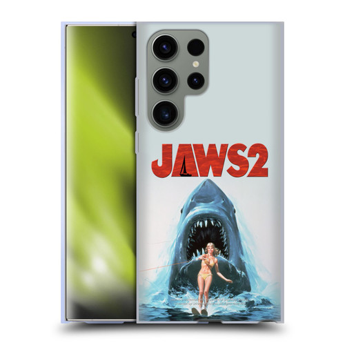 Jaws II Key Art Wakeboarding Poster Soft Gel Case for Samsung Galaxy S23 Ultra 5G