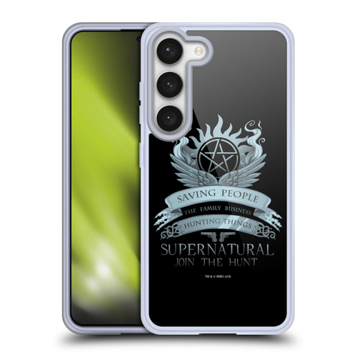 Supernatural Vectors Saving People Logo Soft Gel Case for Samsung Galaxy S23 5G