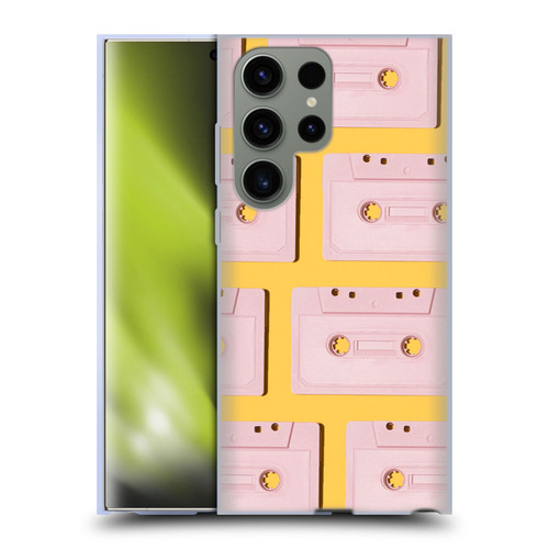 Pepino De Mar Patterns 2 Cassette Tape Soft Gel Case for Samsung Galaxy S23 Ultra 5G