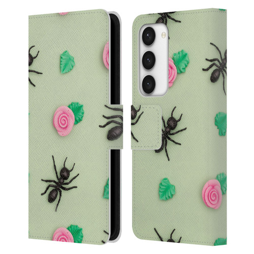 Pepino De Mar Patterns 2 Ant Leather Book Wallet Case Cover For Samsung Galaxy S23 5G