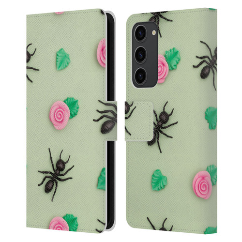 Pepino De Mar Patterns 2 Ant Leather Book Wallet Case Cover For Samsung Galaxy S23+ 5G
