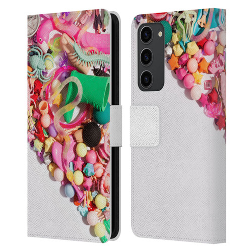 Pepino De Mar Patterns 2 Toy Leather Book Wallet Case Cover For Samsung Galaxy S23+ 5G