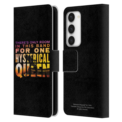Queen Bohemian Rhapsody Hysterical Quote Leather Book Wallet Case Cover For Samsung Galaxy S23 5G