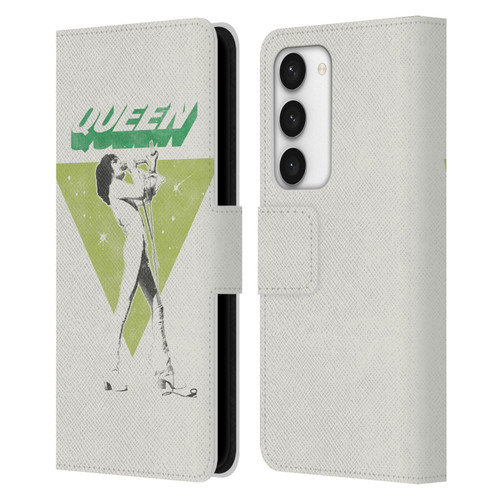 Queen Key Art Freddie Mercury Leather Book Wallet Case Cover For Samsung Galaxy S23 5G