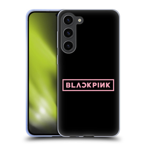 Blackpink The Album Pink Logo Soft Gel Case for Samsung Galaxy S23+ 5G