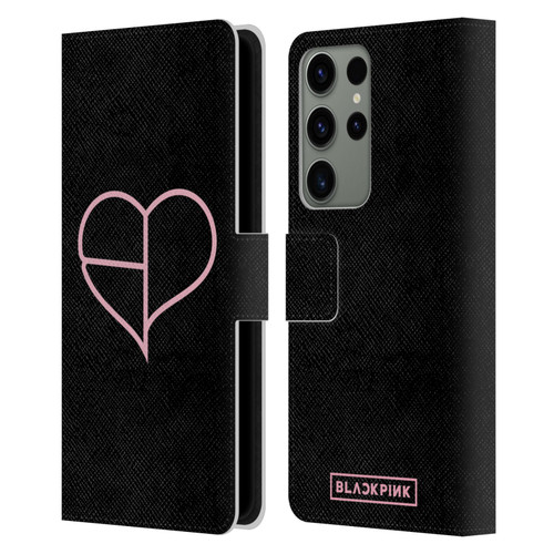 Blackpink The Album Heart Leather Book Wallet Case Cover For Samsung Galaxy S23 Ultra 5G