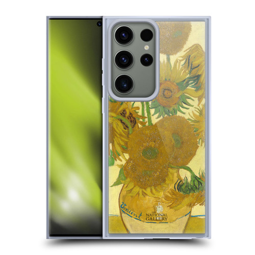 The National Gallery Art Sunflowers Soft Gel Case for Samsung Galaxy S23 Ultra 5G