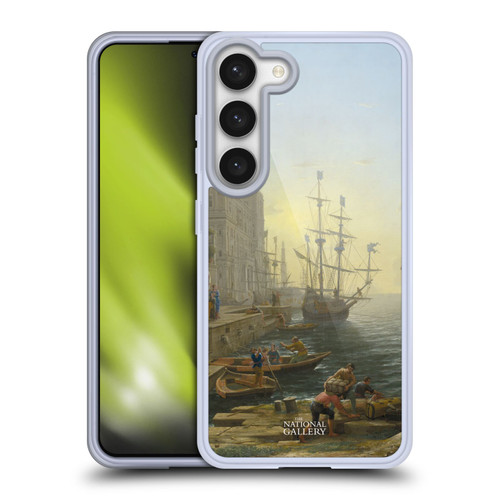 The National Gallery Nature Seaport With The Embarkation Of Saint Ursula Soft Gel Case for Samsung Galaxy S23 5G