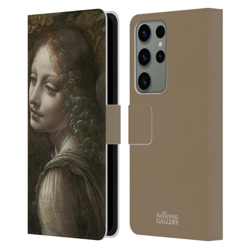 The National Gallery Art The Virgin Of The Rocks Leather Book Wallet Case Cover For Samsung Galaxy S23 Ultra 5G