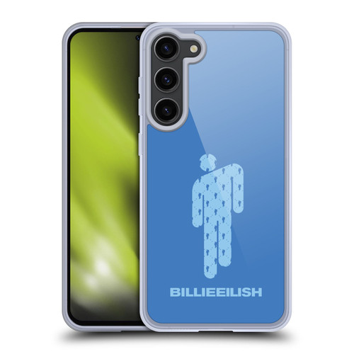 Billie Eilish Key Art Blohsh Blue Soft Gel Case for Samsung Galaxy S23+ 5G