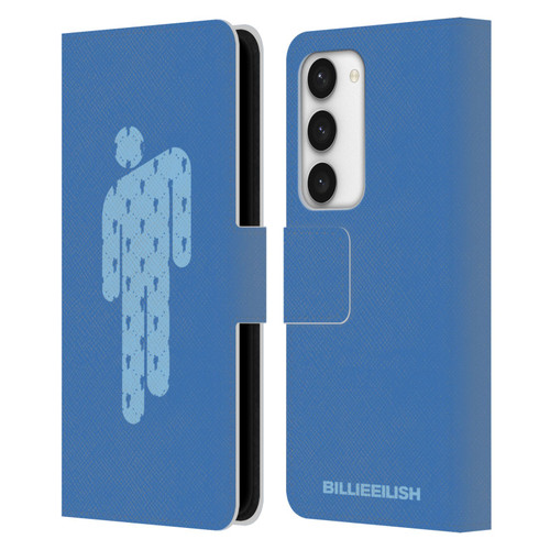 Billie Eilish Key Art Blohsh Blue Leather Book Wallet Case Cover For Samsung Galaxy S23 5G