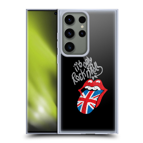 The Rolling Stones Albums Only Rock And Roll Distressed Soft Gel Case for Samsung Galaxy S23 Ultra 5G