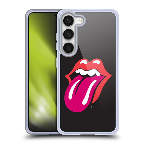 The Rolling Stones Graphics Pink Tongue Soft Gel Case for Samsung Galaxy S23 5G