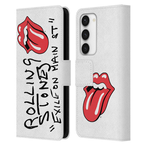 The Rolling Stones Albums Exile On Main St. Leather Book Wallet Case Cover For Samsung Galaxy S23 5G