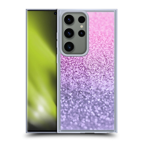 Monika Strigel Glitter Collection Lavender Pink Soft Gel Case for Samsung Galaxy S23 Ultra 5G
