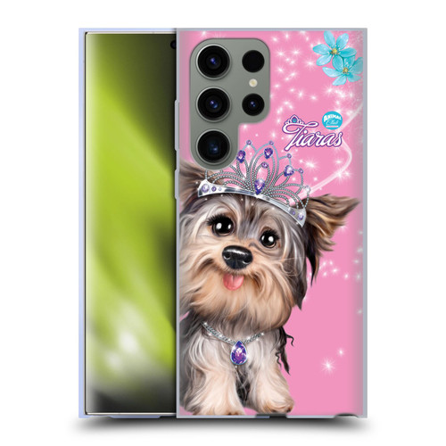 Animal Club International Royal Faces Yorkie Soft Gel Case for Samsung Galaxy S23 Ultra 5G