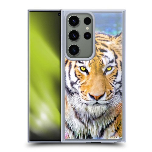 Aimee Stewart Animals Tiger and Lily Soft Gel Case for Samsung Galaxy S23 Ultra 5G