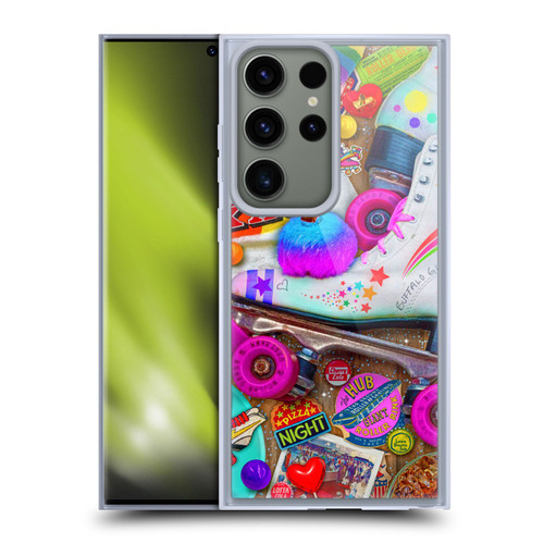 Aimee Stewart Colourful Sweets Skate Night Soft Gel Case for Samsung Galaxy S23 Ultra 5G